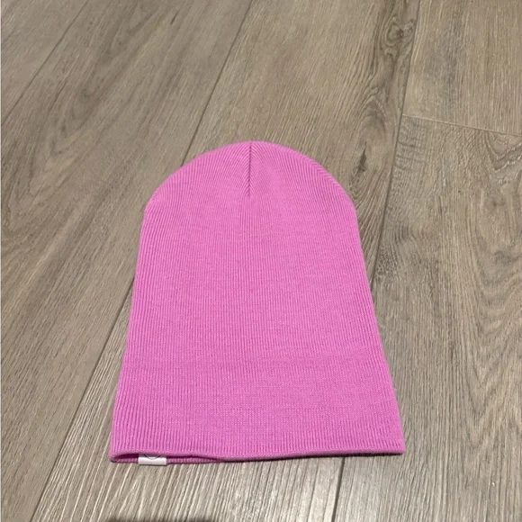 Lou Lou & Company Bubblegum Pink Knit Slouch Beanie - Picture 2 of 2